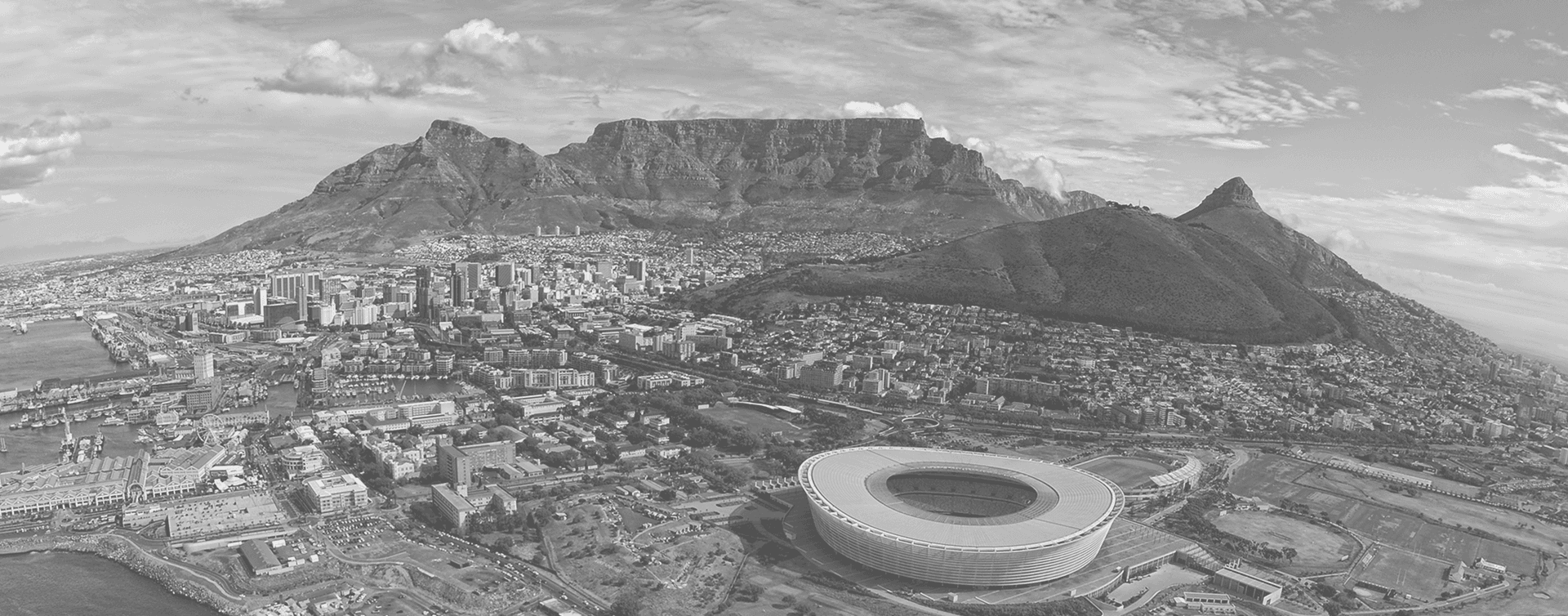 Cape Town aerial view
