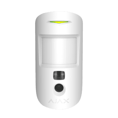 AJAX MotionCam White Visual Alarm Verification and Pet SmartDetect 1910309-23-WH1