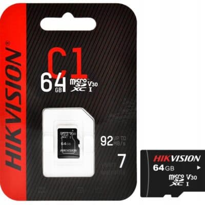Hikvision C1 V30 64GB Micro SD Card