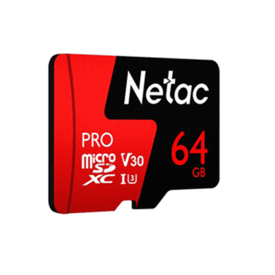 NETAC 64GB MICRO SD CARD & ADAPTOR