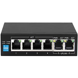 SPS-4G2G 6 Port Gigabit 4xPOE 2xEthernet Switch