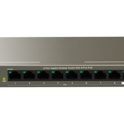 Tenda TEF1109P-8-63W 9-Port 10 100Mbps Desktop Switch with 8-Port POE