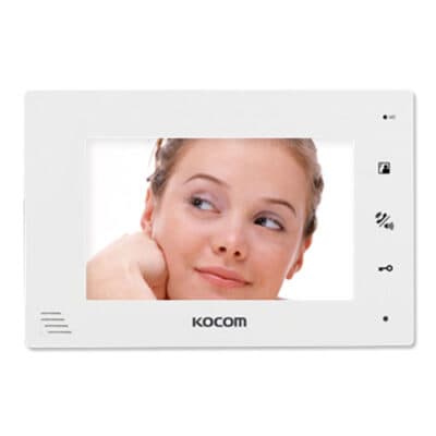 Kocom KCV-A374 Video Door Intercom 7″ Monitor Station Hands-free 4-wire system