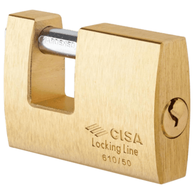 CISA 50MM LOCKING LINE SQUARE PADLOCK