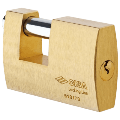 CISA 70MM LOCKING LINE SQUARE PADLOCK