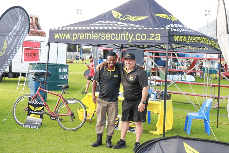 Premier Security team members supporting a local school fun run